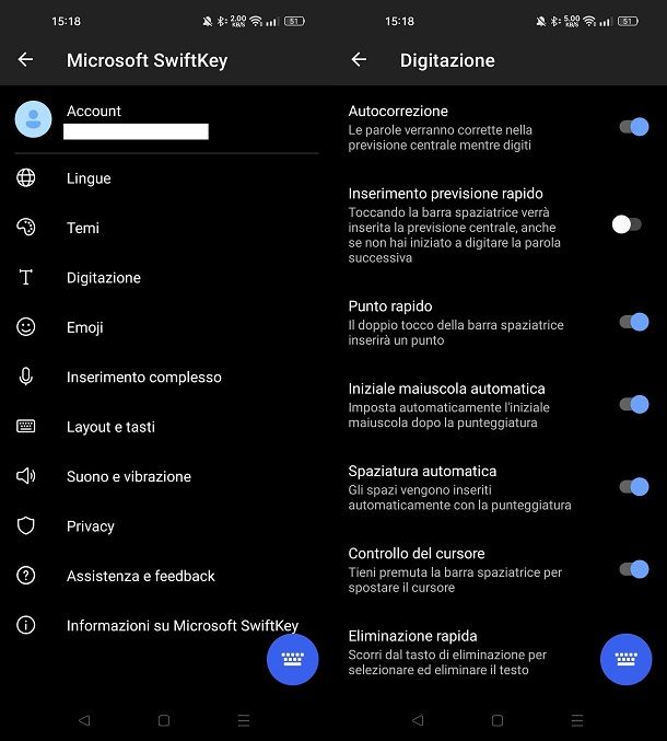 Tastiera Microsoft SwiftKey