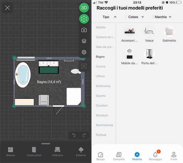 Altre app per progettare bagno gratis