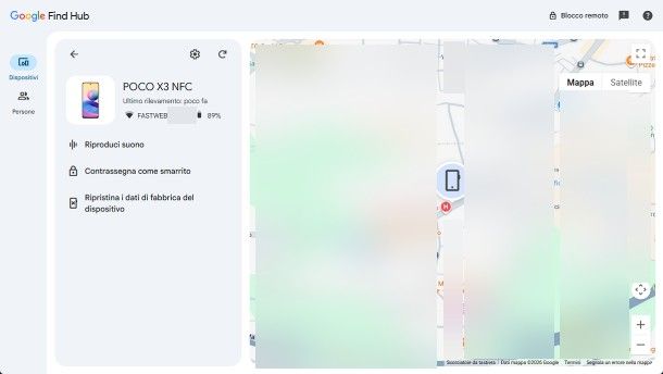 Come localizzare un cellulare Android con Google da Web