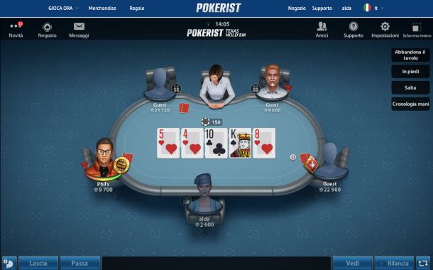 Pokerist, poker gratis online