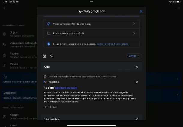 Google Assistant iPad