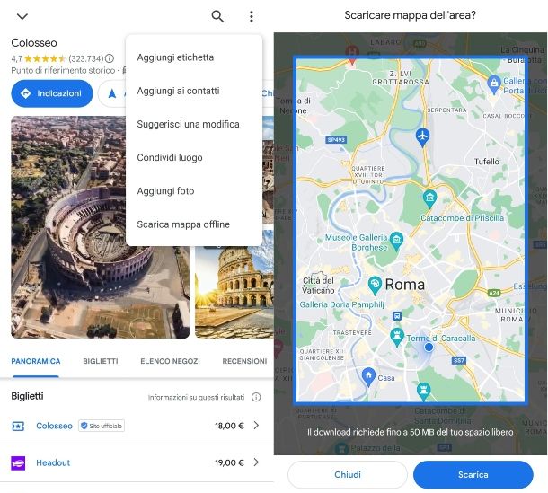 Come scaricare le mappe su Google Maps Android