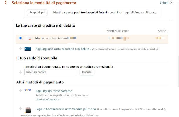 Pagare su Amazon con bonifico bancario