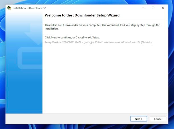JDownloader italiano Windows