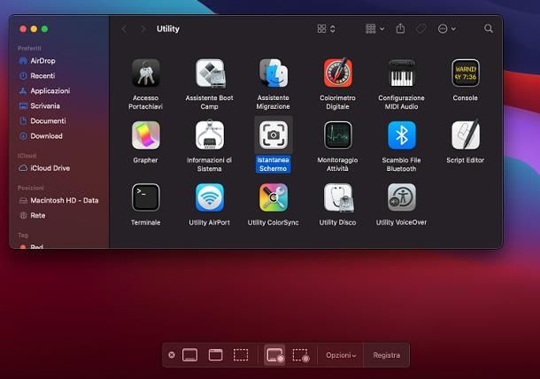 Applicazione per fare video allo schermo del Mac