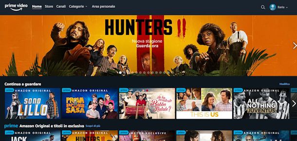 Come annullare un ordine su Amazon Prime Video