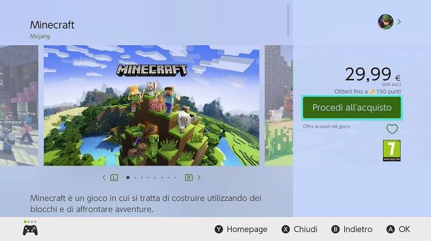 eShop Minecraft