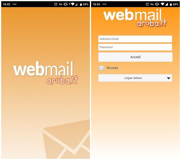 Come configurare email Aruba su Android
