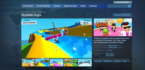 Stumble Guys su Steam