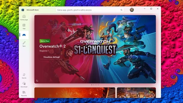 App per scaricare giochi gratis sul PC Microsoft Store Windows 11