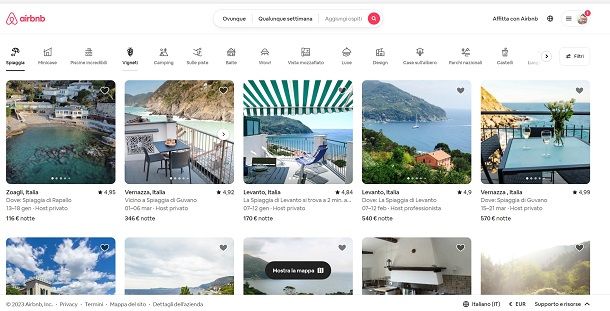 airbnb web