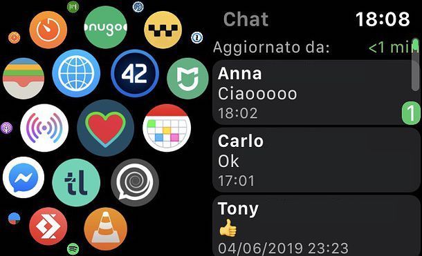 WhatsApp per Apple Watch