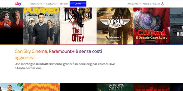 Come vedere Paramount Plus su Sky