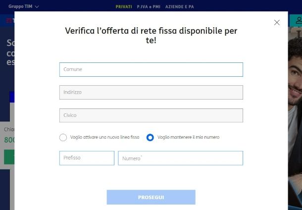 TIM Verifica copertura