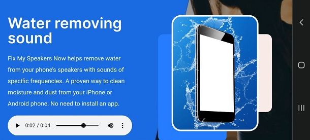 App per pulire le casse del telefono