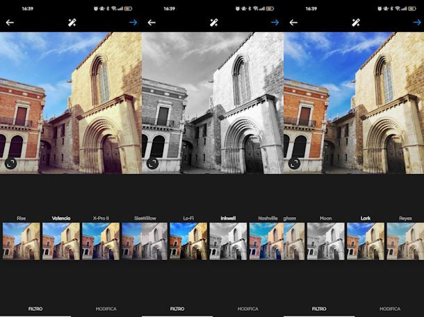 Come mettere gli effetti di Instagram su foto già fatte