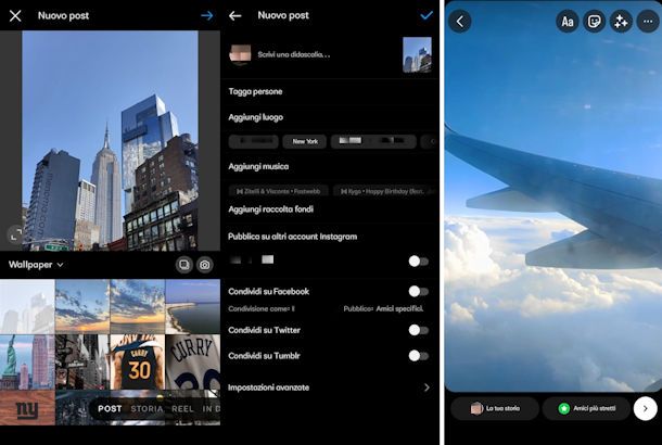Come caricare foto e video su Instagram: post e storie