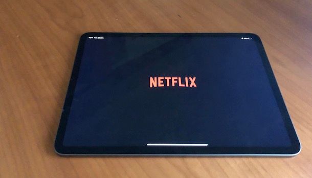 Netflix su iPad