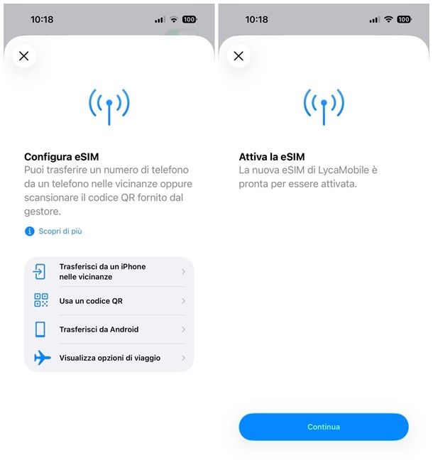 Come attivare eSIM su iPhone