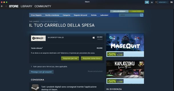 FIFA per Steam