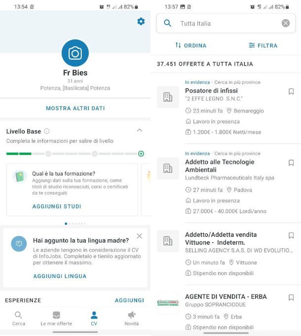 infojob app