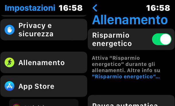 Spegnere cardiofrequenzimetro Apple Watch