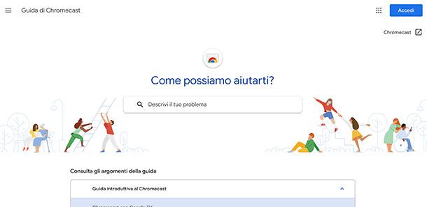 Contattare il supporto Google