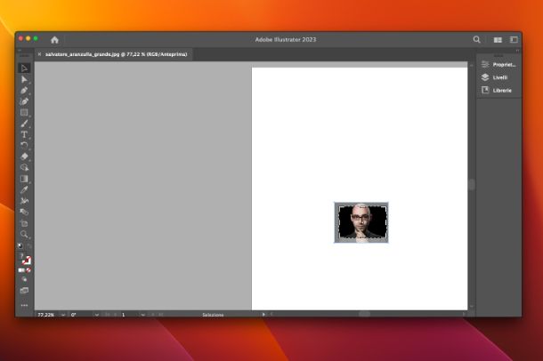 Come ritagliare un'immagine su Illustrator