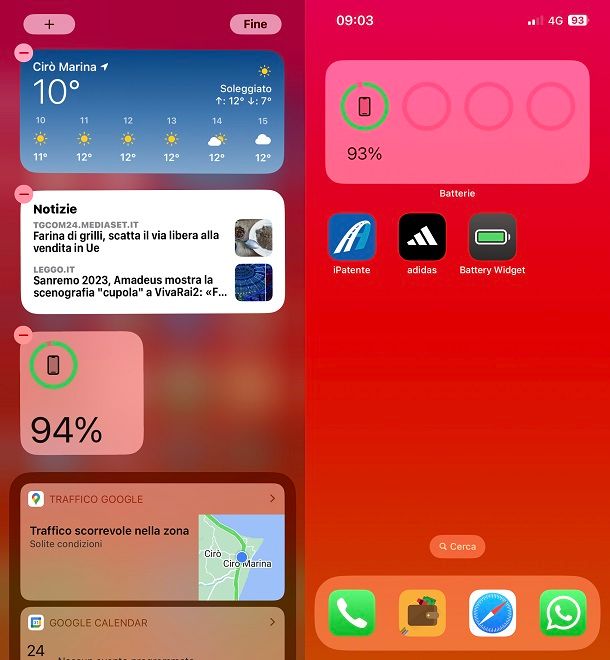 Come mettere la percentuale della batteria su iOS 16 altri metodi