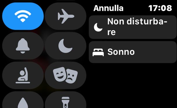 Attivare modalità Apple Watch