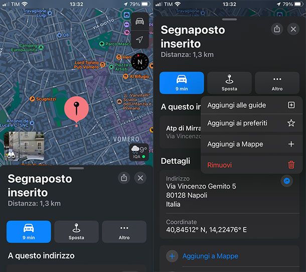 Come contrassegnare i luoghi su Apple Mappe