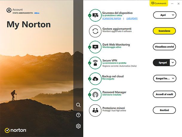 Come disattivare Norton Secure VPN