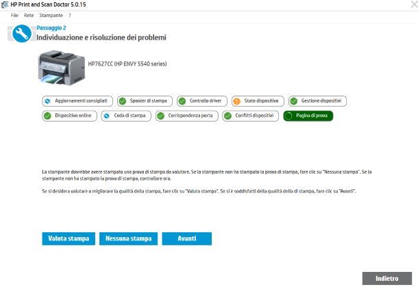 Stampante HP Print and Scan Doctor 2
