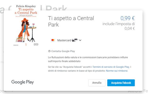 Acquistare su Google Play Store da PC