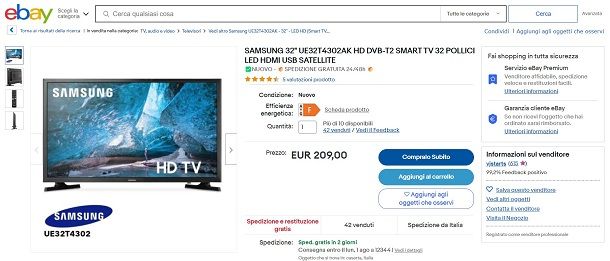 ebay tv