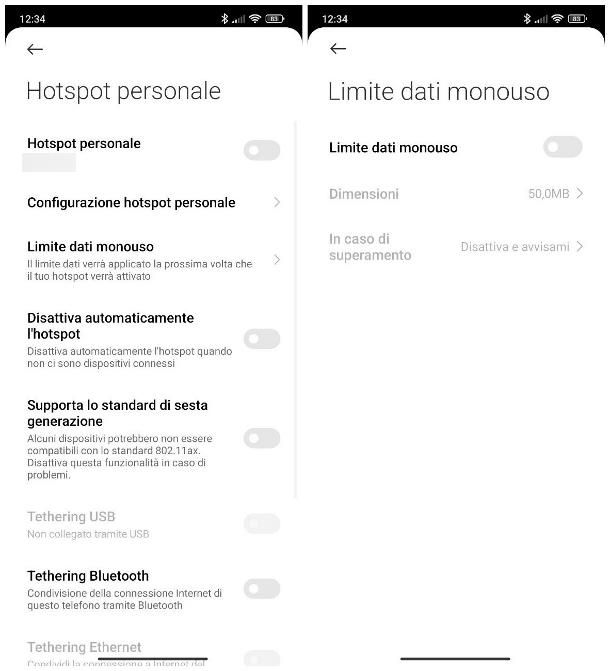 Come attivare limite dati su Xiaomi