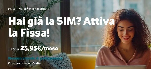 Offerte Vodafone Fibra già clienti