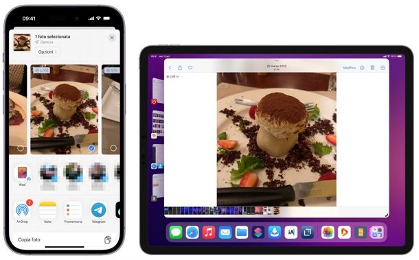 Come trasferire foto da iPhone a iPad