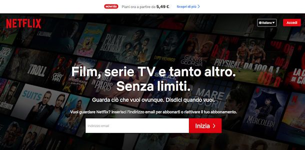 Come iscriversi a Netflix