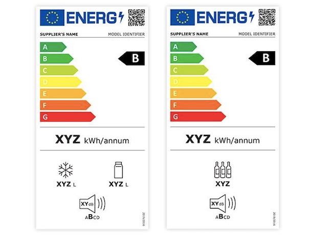 etichetta energetica dei grandi elettrodomestici