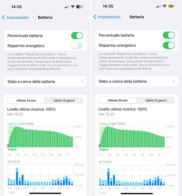 Come risparmiare batteria su iOS