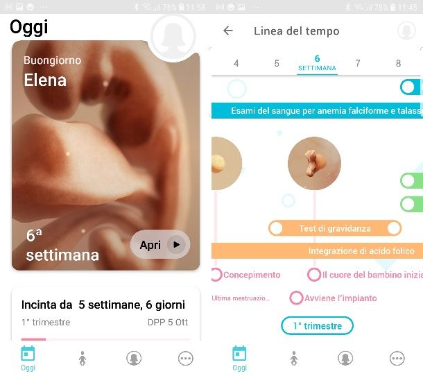 App gravidanza+
