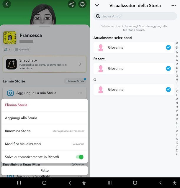 Come bloccare su SnapChat