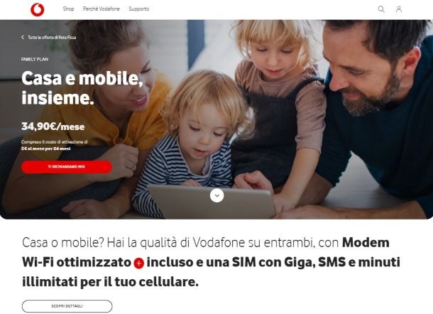 Vodafone casa mobile