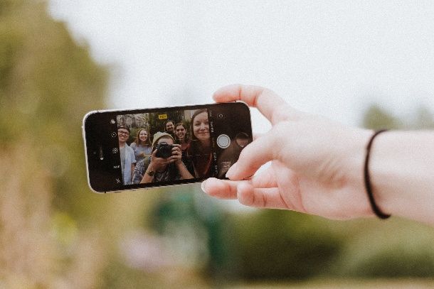 immagine di un selfie