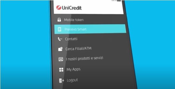 App UniCredit, prelievo smart
