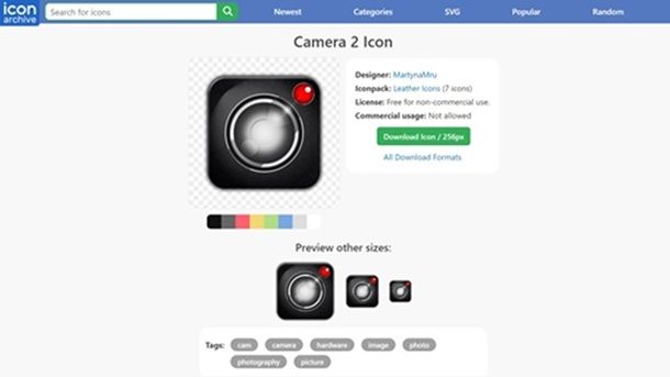 Icon Archive icone template