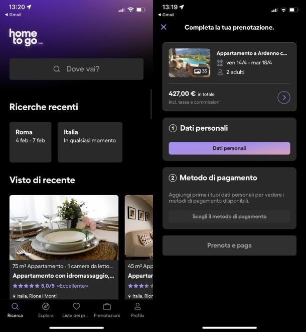 screen app home to go