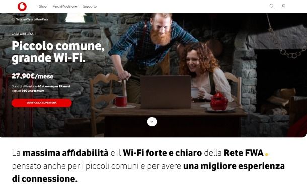 Vodafone offerte solo Internet