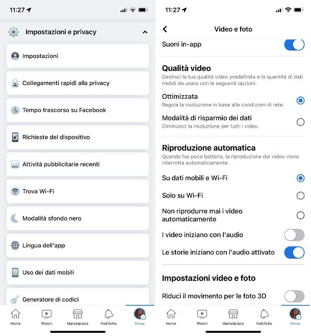 caricare video HD smartphone su FB